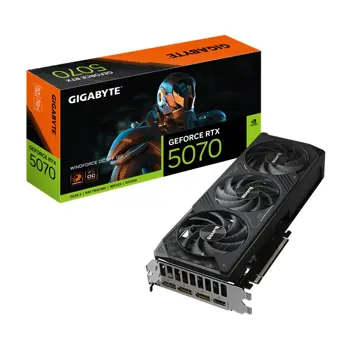 Gigabyte GF RTX5070 WF3 OC, 12GB GDDR7, 9VN5070WO-00-G10