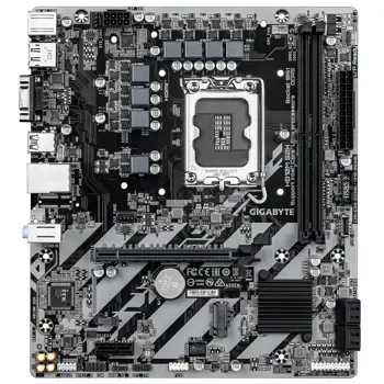 Gigabyte MB H810M S2H, S.1851, 2xDDR5/6400MHz, PCIe 4.0, G-LAN, VGA/HDMI/DP, mATX, 76165