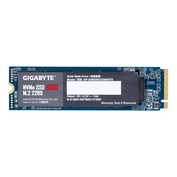 GIGABYTE NVMe SSD 256GB, GP-GSM2NE3256GNTD