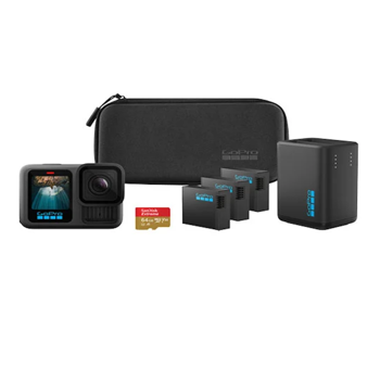 GoPro Hero 13 Black Extended Power Bundle3 enduro batteries included + battery charger