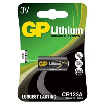 GP baterije CR123A-U1 Lithium Photo, GPPCL123A136