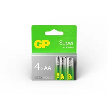 GP baterije LR6-SB4 AA Super Alkaline, GPPCA15AS598