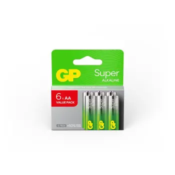 GP baterije LR6-SBV6 AA Super Alkaline, GPPCA15AS692