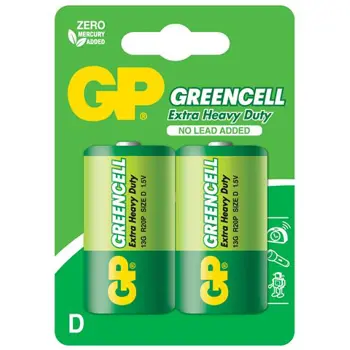 GP baterije R20-U2 D Zinc Carbon, GPPCC13KC028