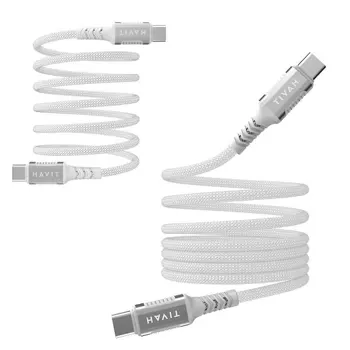 HAVIT KABEL ZA MOB Type C-Type C magnetni PD60W CB6297 1metar,bijeli