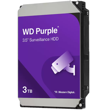 HDD AV WD Purple (3.5, 3TB, 256MB, 5400 RPM, SATA 6 Gb/s), WD34PURZ