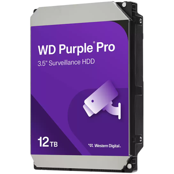 HDD AV WD Purple Pro (3.5, 12TB, 512MB, 7200 RPM, SATA 6 Gb/s), WD122PURP