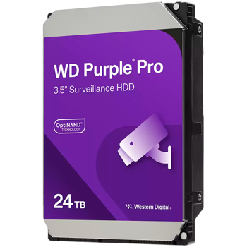 HDD AV WD Purple Pro (3.5, 24TB, 512MB, 7200 RPM, SATA 6 Gb/s), WD241PURP