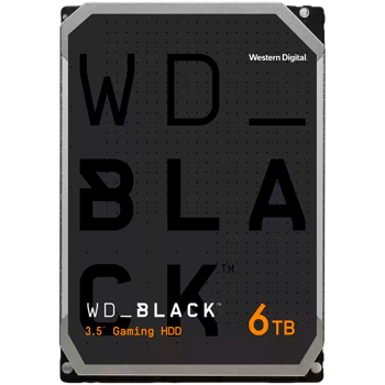 HDD Desktop WD Black 6TB CMR, 3.5, 256MB, 7200 RPM, SATA, WD6004FZBX