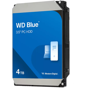 HDD Desktop WD Blue (3.5, 4TB, 128MB, 5400 RPM, SATA 6 Gb/s), WD40EZZX