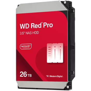 HDD Desktop WD Red Pro (3.5, 26TB, 512MB, 7200 RPM, SATA 6 Gb/s), WD260KFGX