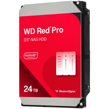 HDD NAS WD Red Pro 24TB CMR, 3.5, 512MB, 7200 RPM, SATA, TBW: 550, WD241KFGX