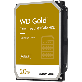HDD Server WD Gold 20TB CMR 512e, 3.5, 512MB, 7200 RPM, SATA, WD203KRYZ