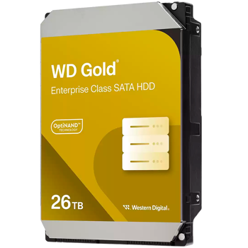 HDD Server WD Gold 26TB CMR 512e, 3.5, 512MB, 7200 RPM, SATA, WD261KRYZ