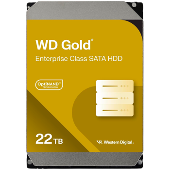 HDD Server WD Gold (3.5, 22TB, 512MB, 7200 RPM, SATA 6 Gb/s), WD222KRYZ