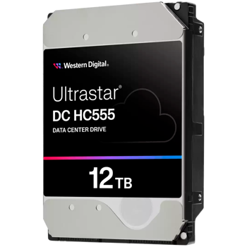 HDD Server WD Ultrastar DC HC555 12TB 512e SE, 3.5", 512MB, 7200 RPM, SATA, NP3, SKU: 0B48720, WUH722012CLE6L4