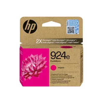HP 924e EvoMore Magenta Original Ink, 4K0U8NE#LS2