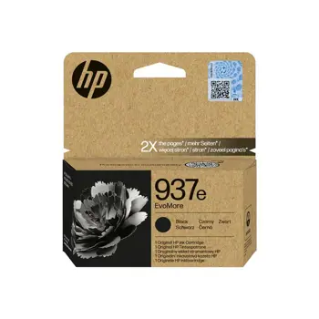HP 937e EvoMore Black Original Ink Cartr, 4S6W9NE#LS1