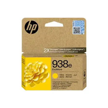 HP 938e EvoMore Yellow Original Ink Cart, 4S6Y1PE#LS1