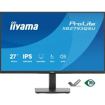 IIYAMA 27" XB2793QSU-B1 QHD (2560x1440) IPS 16:9, Pivot, 350 cd/m2, 1000:1, 1ms, HDMI, DP, USBx2, zvučnici, 76905