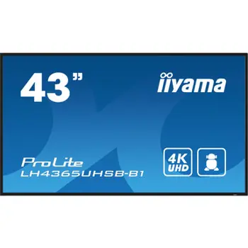 IIYAMA 43" LH4365UHSB-B1 4K UHD (3840x2160) IPS Signage 24/7, 800 cd/m2, 1200:1, 78248