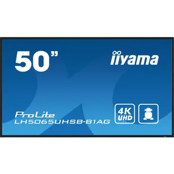 IIYAMA 50" LH5065UHSB-B1AG 4K UHD (3840x2160) VA Signage 24/7, 800 cd/m2, 5000:1, 78249