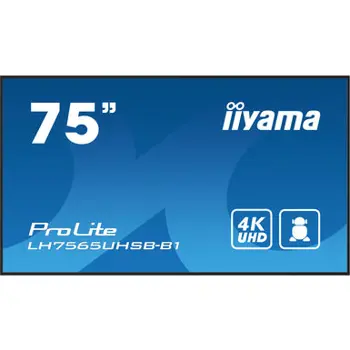 IIYAMA 75" LH7565UHSB-B1 4K UHD (3840x2160) IPS Siganhe 24/7, 800 cd/m2, 1200:1, 67175