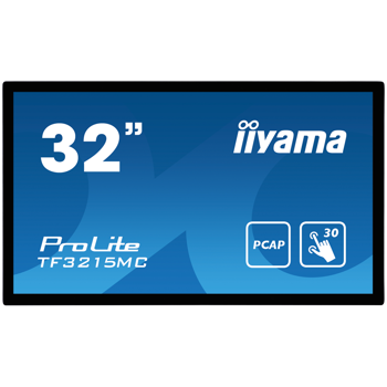 IIYAMA Monitor LED TF3215MC-B2 Open Frame PCAP 30 point touch 31.5" AMVA 1920x1080 16:98 500cd 3000:1 8ms projective capacitive landscape, portrait, TF3215MC-B2