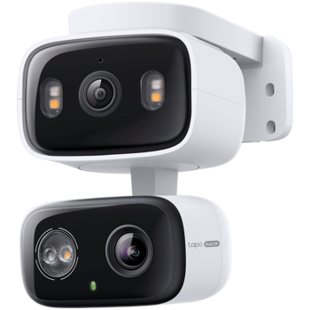 Indoor/Outdoor Dual Lens Pan/Tilt Security Camera, TAPO C246D