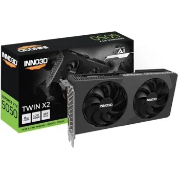 INNO3D GeForce RTX 5050 TWIN X2, 8GB GDDR6, INO-N50502-08D6-1740