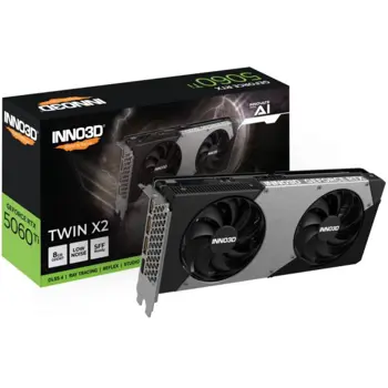 INNO3D GeForce RTX 5060 Ti 8GB TWIN X2, 8GB GDDR7, INO-N506T2-08D7-1930