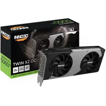 INNO3D GeForce RTX 5060 Ti 8GB TWIN X2 OC, 8GB GDDR7, INO-N506T2-08D7X1930