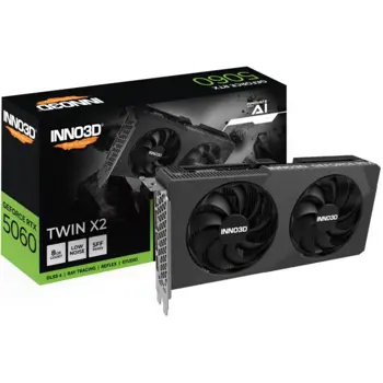 INNO3D GeForce RTX 5060 TWIN X2, 8GB GDDR7, INO-N50602-08D7-1950