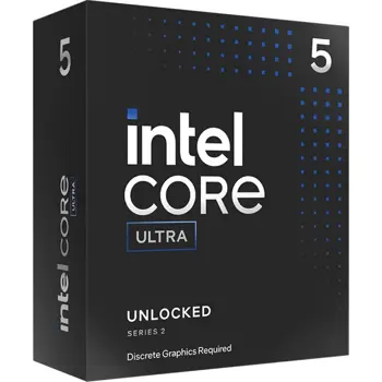 Intel Ultra 5 245kf, 4,2/5.2GHz,6P/8E, LGA1851, BX80768245KF