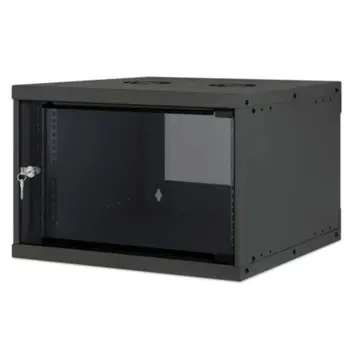 Intellinet 19" Basic Wallmount Cabinet, 6U, 400 mm Depth, Black, MNI-714143