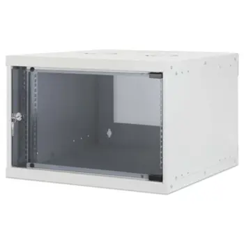 Intellinet 19" Basic Wallmount Cabinet, 6U, 400 mm Depth, Gray, MNI-714150