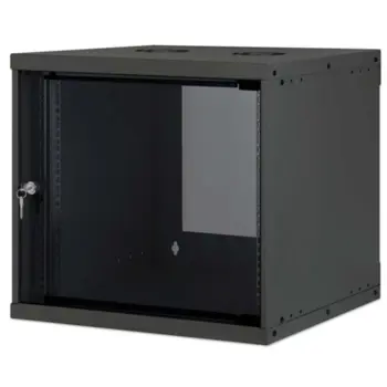 Intellinet 19" Basic Wallmount Cabinet, 9U, 400 mm Depth, Black, MNI-714174