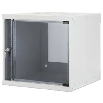Intellinet 19" Basic Wallmount Cabinet, 9U, 400 mm Depth, Gray, MNI-714167