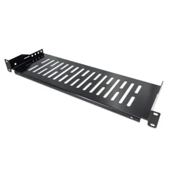 Intellinet 19" Cantilever Shelf, 1U, 150mm, Black, MNI-712491