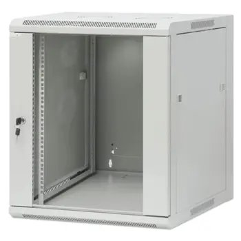 Intellinet 19" Wallmount Cabinet, 12U, 600 mm (23.6 in.) Depth, Gray, MNI-711890