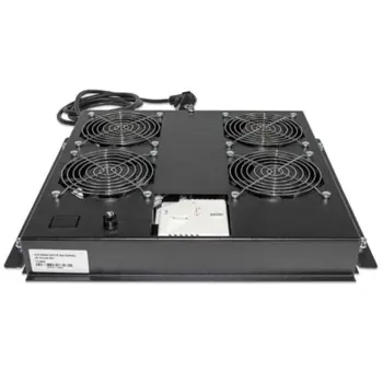 Intellinet 4-Fan Ventilation Unitwith Thermostat for 19" Racks, MNI-712866