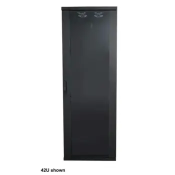 Intellinet Basic 19" Network Cabinet, 22U, 800 (D) x 600 (W) x 1144 (H) mm, Black, MNI-715362