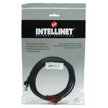 Intellinet Cat5e, CCA, U/UTP, PVC, RJ45, 15m, crni, 320795