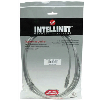 Intellinet Cat5e, CCA, U/UTP, PVC, RJ45, 15m, sivi, 319973