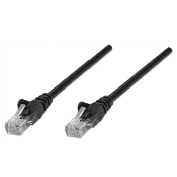Intellinet Cat5e, CCA, U/UTP, PVC, RJ45, 20m, crni, 345040
