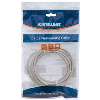 Intellinet Cat5e, CCA, U/UTP, PVC, RJ45, 3m, sivi, 319768