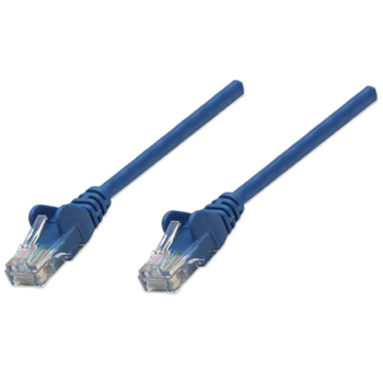 Intellinet Cat5e, CCA, U/UTP, PVC, RJ45, 5m, plavi, 319829