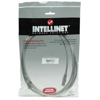 Intellinet Cat5e, CCA, U/UTP, PVC, RJ45,1.5m, sivi, 336628