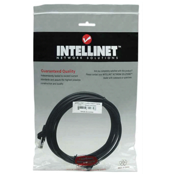 Intellinet Cat5e, CCA, U/UTP, PVC, RJ45,7.5m, crni, 320788