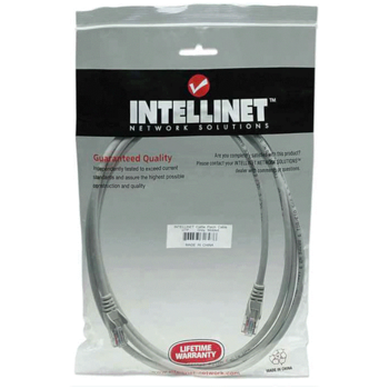 Intellinet Cat5e, CCA, U/UTP, PVC, RJ45,7.5m, sivi, 319867